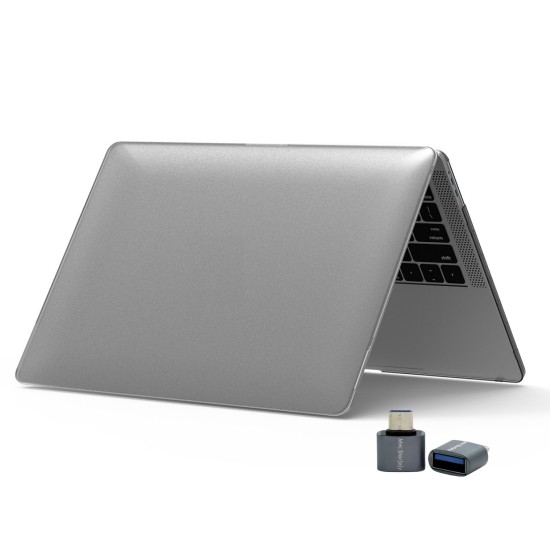 MacBook Pro 16.2 inç Mat Flu Sert Kılıf M1 M2 M3 M4 Uyumlu Şeffaf