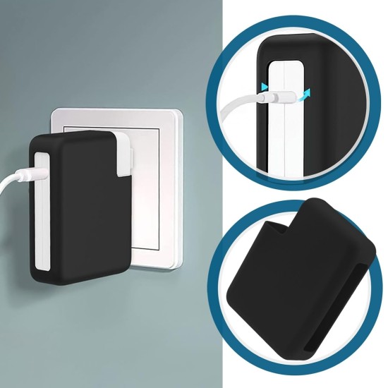 MacBook Pro 16 inç M1 M2 M3 140W adaptör kılıfı silikon koruma