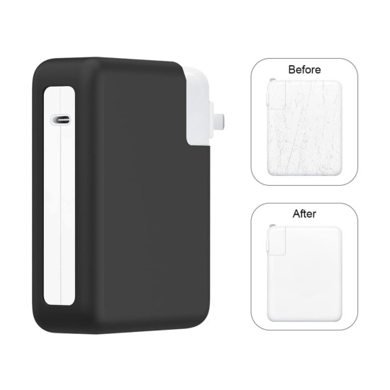 MacBook Pro 16 inç M1 M2 M3 140W adaptör kılıfı silikon koruma