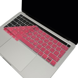 MacBook Pro Arapça Klavye Koruyucu Silikon UK EU Düzeni İnce Yıkanabilir 13 ve 15 inç Uyumlu