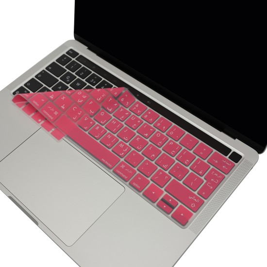 MacBook Pro Arapça Klavye Kılıfı Yıkanabilir İnce Tasarım