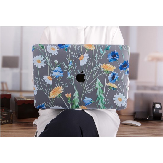 Macbook Pro Kılıf 13 inç Flower01 (Eski HDMI'lı Model 2012-2015) A1425 A1502 ile Uyumlu