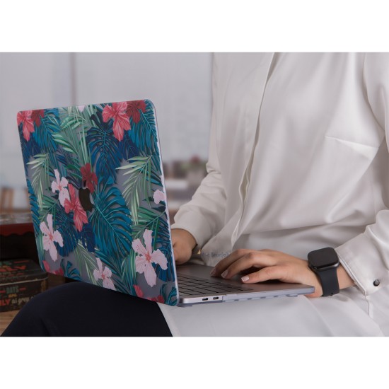 Macbook Pro Kılıf 13 inç Flower01 (Eski HDMI'lı Model 2012-2015) A1425 A1502 ile Uyumlu