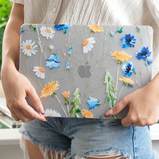Macbook Pro Kılıf 13 inç Flower01NL (Eski HDMI'lı Model 2012-2015) A1425 A1502 ile Uyumlu