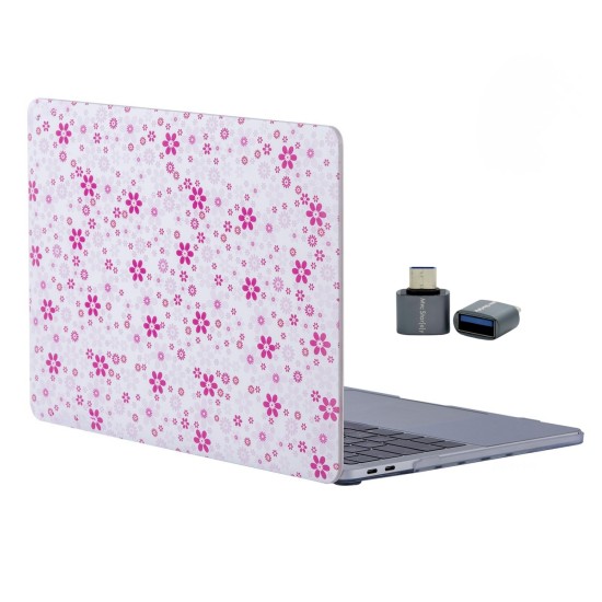 Macbook Pro Kılıf 13 inç M1-M2, QT01NL (Type-c'li Model)A2338 A2289 A2251 A1706-08 A1989 A2159 ile Uyumlu