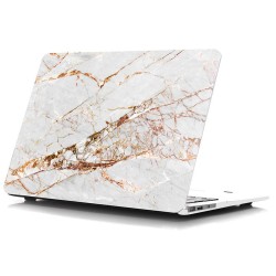 Macbook Pro Kılıf 13 inç Mermer10NL (Eski HDMI'lı Model 2012-2015) A1425 A1502 ile Uyumlu