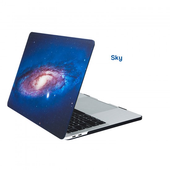 Macbook Pro Kılıfı 13 inç Sky-Earth (2016-2019 yılı Cihazı) A1706 A1708 A1989 A2159 ile Uyumlu