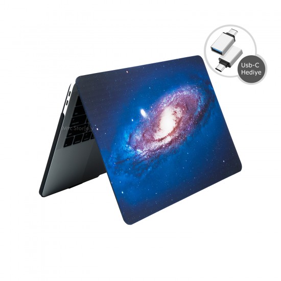 Macbook Pro Kılıf 13inç A1706 A1708 A1989 A2159 ile Uyumlu 2016/2019 Sky-Earth