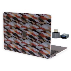 Macbook Pro Kılıf 13inç M1-M2, Flower34 (Type-c'li Model)A2338 A2289 A2251 A1706-08 A1989 A2159 ile Uyumlu