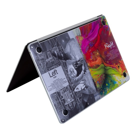 Macbook Pro Kılıf 13inç M1-M2 Kaplama Sticker Laptop Koruyucu A2338 ile Uyumlu BrainNL