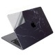 Macbook Pro Kılıf 13inç M1-M2 Koruyucu Sticker Laptop Kaplama A2338 ile Uyumlu Marble14