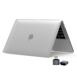 Macbook Pro Kılıf 13inç M1-M2, Kristalline İz Yapmaz A1706 A1708 A1989 A2159 A2251 A2289 A2338 ile Uyumlu