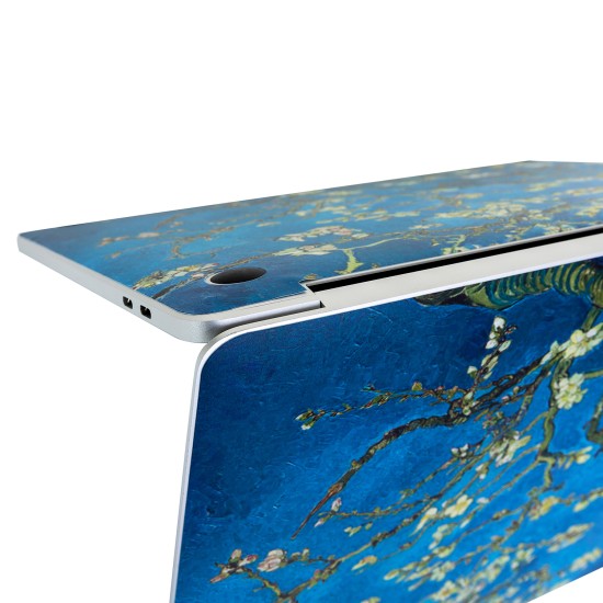Macbook Pro Kılıf 13inç M1-M2 Laptop Kaplama Sticker Koruyucu A2338 ile Uyumlu Flower03NL