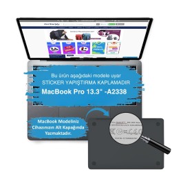 Macbook Pro Kılıf 13inç M1-M2 Laptop Koruyucu Kaplama Sticker A2338 ile Uyumlu Paint01NL