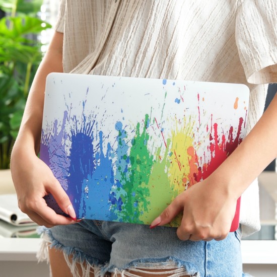 Macbook Pro Kılıf 13inç M1-M2, Paint01NL (Type-c'li Model)A2338 A2289 A2251 A1706-08 A1989 A2159 ile Uyumlu