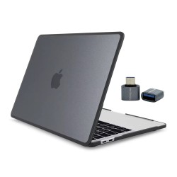 MacBook Pro 14.2 Outdoor Shockproof Hibrit Hard Case TPU Bumper Mat Kılıf M5-M4-M3-M2-M1