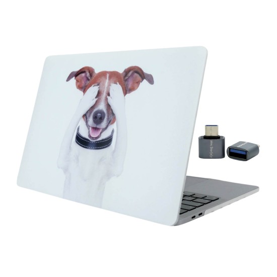 Macbook Pro Kılıf 15 inç Dog01NL (Touchbarlı 15" Pro) A1707 A1990 ile Uyumlu