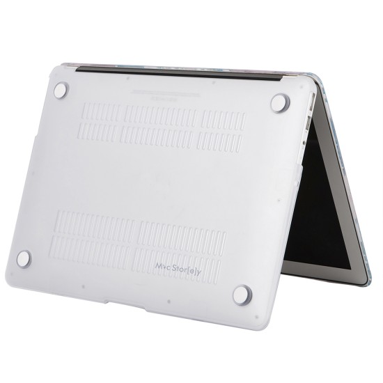 Macbook Pro Kılıf 15 inç Flower01NL (Touchbarlı 15" Pro) A1707 A1990 ile Uyumlu