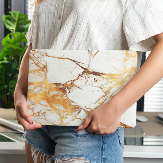 Macbook Pro Kılıf 15 inç Marble A1286 (Eski Ethernet Girişli Model 2008-2012) ile Uyumlu