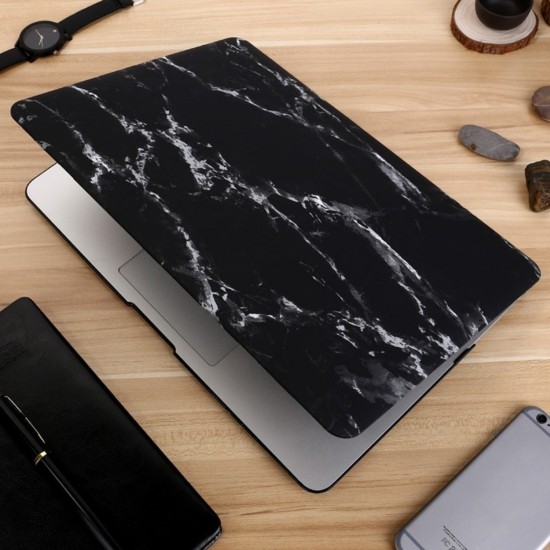 Macbook Pro Kılıf 15 inç Mermer (Touchbarlı 15" Pro) A1707 A1990 ile Uyumlu