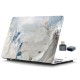Macbook Pro Kılıf 15 inç Mermer10NL (Touchbarlı 15" Pro) A1707 A1990 ile Uyumlu