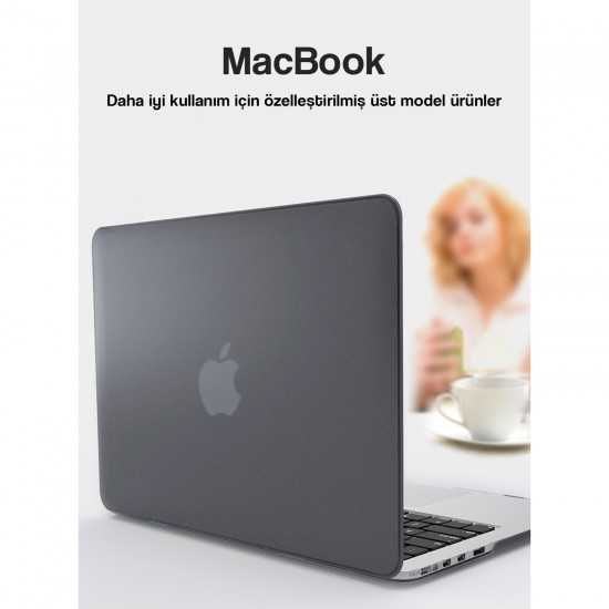Macbook Pro Kılıf 15 inç A1707 A1990 ile Uyumlu Mat-W