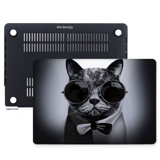 Macbook Pro Kılıf 15 inç Cat01NL (Touchbarlı 15" Pro) A1707 A1990 ile Uyumlu