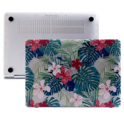 McStorey Macbook Pro ile Uyumlu Kılıf HardCase A1707 A1990 Flower01NL