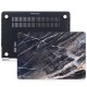 Macbook Pro Kılıf 15 inç Mermer06NL (Touchbarlı 15" Pro) A1707 A1990 ile Uyumlu