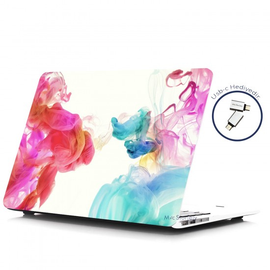 Macbook Pro Kılıf 15 inç A1707 A1990 ile Uyumlu Paint01NL