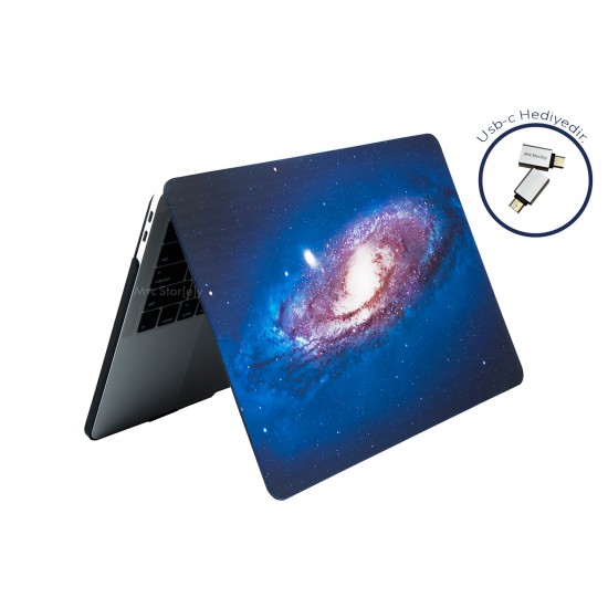 Macbook Pro Kılıf 15 inç A1707 A1990 ile Uyumlu Print Sky-Earth