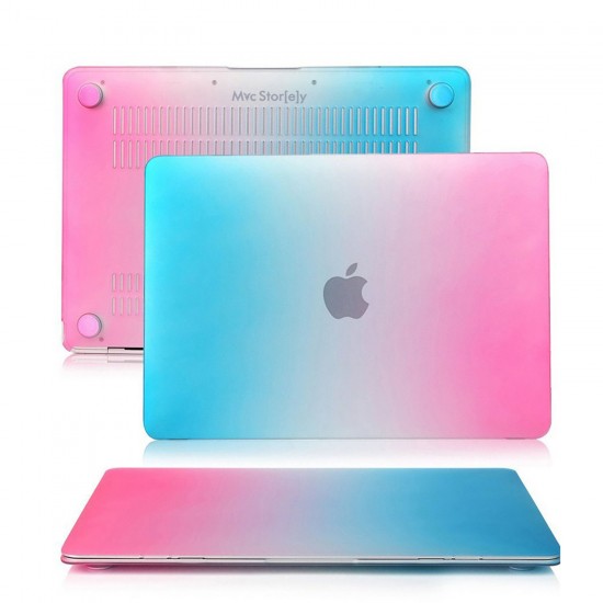 Macbook Pro Kılıf 15 inç Rainbow (Touchbarlı 15" Pro) A1707 A1990 ile Uyumlu