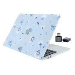 MacBook Pro 16 Kılıf Baskılı Sert Hard Case İnce Hafif Darbe Çizilme Koruma A2141 Uyumlu 16 inç