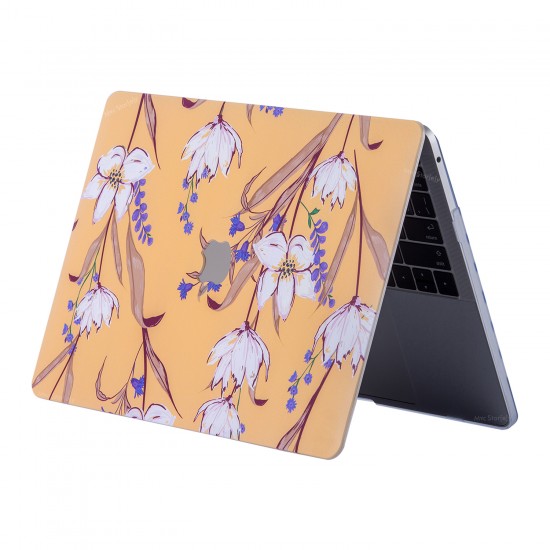 Macbook Pro Kılıf 16 inç Flower04 (Touchbarlı 2019 yılı Üretimi) A2141 ile Uyumlu