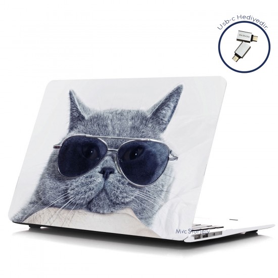 MacBook Pro Kılıf 15inc HardCase Touch Bar A1707 A1990 Uyumlu Koruyucu Kılıf Cat01NL MacBook Pro Kılıf 15inc HardCase Touch Bar A1707 A1990 Uyumlu Koruyucu Kılıf Cat01NL