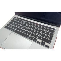 Macbook Pro Klavye Kılıfı 13inç M1-M2 Rusça Harf Baskılı A2251 A2289 A2141 A2338 ile Uyumlu