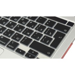 Macbook Pro Klavye Kılıfı 13inç M1-M2 Rusça Harf Baskılı A2251 A2289 A2141 A2338 ile Uyumlu
