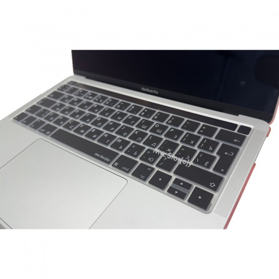 Rusça Klavye Macbook Pro Kılıf A1706 A1989 A2159 A1707 A1990 ile Uyumlu Koruyucu