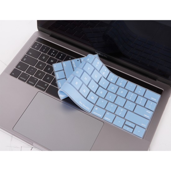 MacBook Pro Silikon Klavye Koruyucu US İngilizce Touch Bar