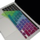 MacBook Pro klavye koruyucu Türkçe baskı dazzle renk silikon uyumlu A2251 A2289 A2338 A2141