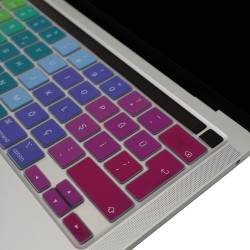 MacBook Pro Klavye Koruyucu Türkçe Baskı Dazzle Renk İnce Silikon A2251 A2289 A2338 A2141