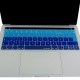 Macbook Pro Klavye Koruyucu (Türkçe Q) 13inç A1706 A1989 A2159-15inç A1707 A1990 ile Uyumlu Ombre