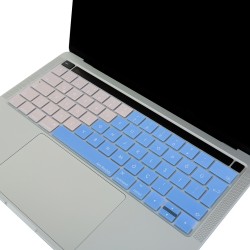 MacBook Pro Klavye Koruyucu Türkçe Q Silikon İnce Yıkanabilir Touch Bar 13 ve 15 İnç