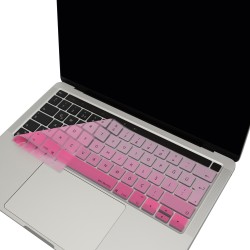 MacBook Pro Klavye Koruyucu Türkçe Q Silikon İnce Yıkanabilir Touch Bar 13 ve 15 inç