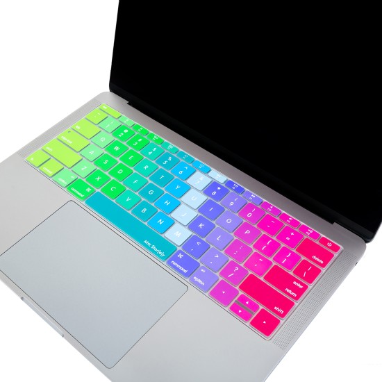 Macbook Pro Klavye Koruyucu (US-ABD İngilizce) 12inç A1534 - 13inç A1708 ile Uyumlu Dazzle