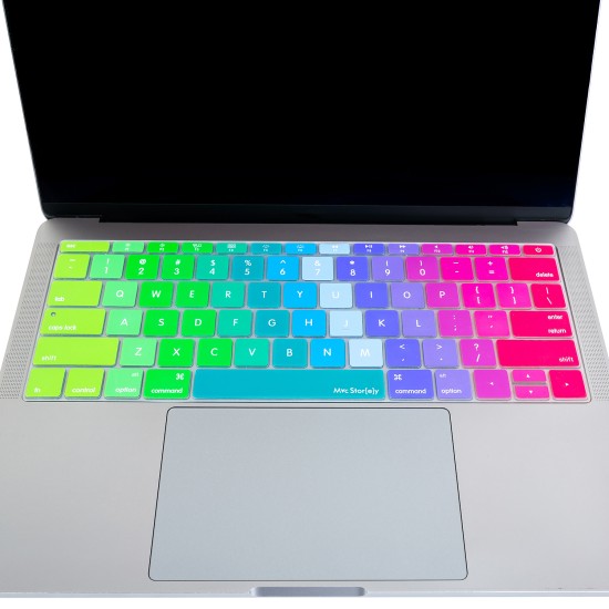 Macbook Pro Klavye Koruyucu (US-ABD İngilizce) 12inç A1534 - 13inç A1708 ile Uyumlu Dazzle