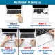 Macbook Pro Laptop Kaplama 13 inç M1-M2, Sticker Koruyucu Touchpad Trackpad A2251 A2289 A2338 ile Uyumlu