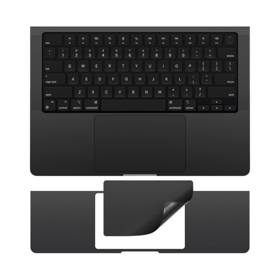Macbook Pro M4-M3-M2-M1 16 inç Sticker Kaplama Touchpad Trackpad Koruyucu A2485 A2780 A2991 A3403 A3186 ile Uyumlu