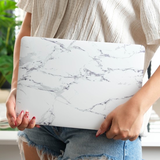 MacBook Pro Retina 13 inç A1502 A1425 mermer desenli sert kılıf
