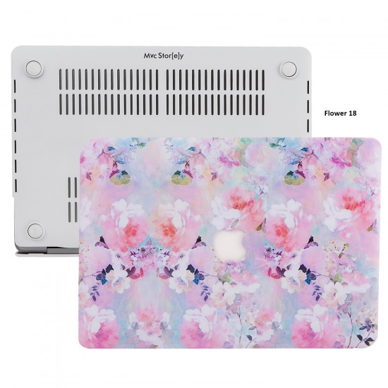 Macbook Pro Kılıf 13 inç Flower03 (Eski HDMI'lı Model 2012-2015) A1425 A1502 ile Uyumlu